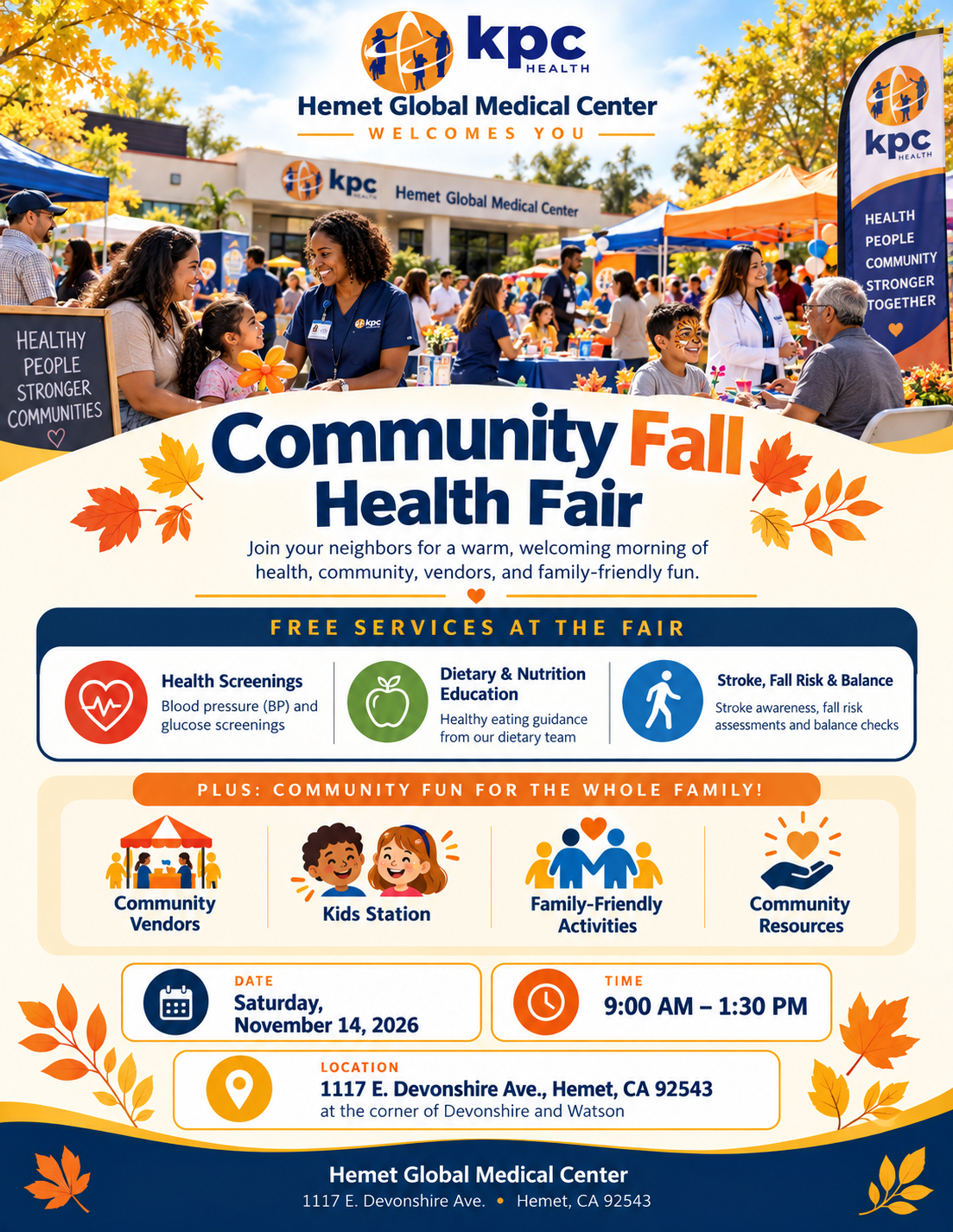 Community Health Fair in Hemet!
